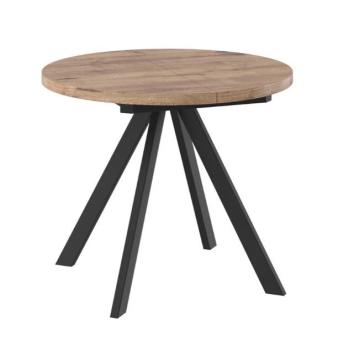 Дуб велингтон/Черный