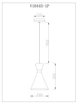 Светильник подвесной Moderli V11557-1P Pesaro