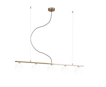 белый/латунь