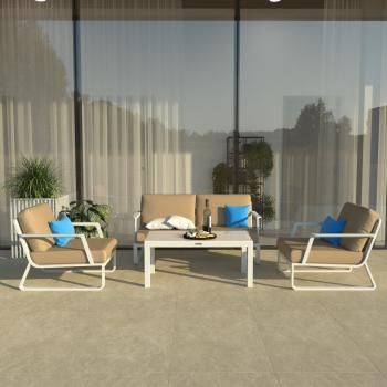 Бежевая - Белый Каркас