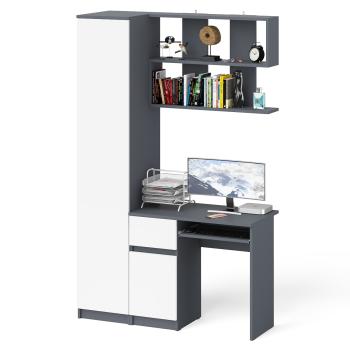 Графит/белый