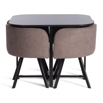 Mocha (мокко) LY1701-27/черный МДФ/шенилл/металл