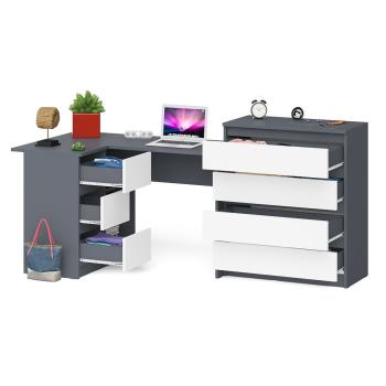 Стол компьютерный СВК Мори МС-16 левый + Комод МК800.4
