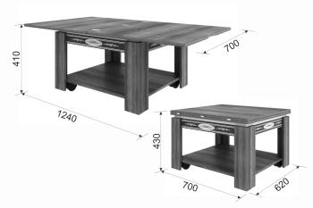 Стол журнальный Мебельсон Адам 1