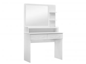 Стол с двумя ящиками + Надстройка для стола с полками Катрин-К ИТ-18+ИТ-18А Италия