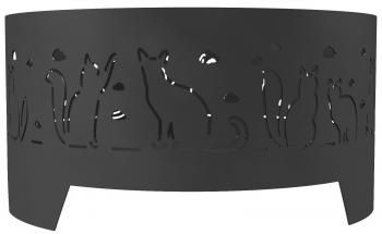 Костровая чаша Просто Огонь Котики Медиум