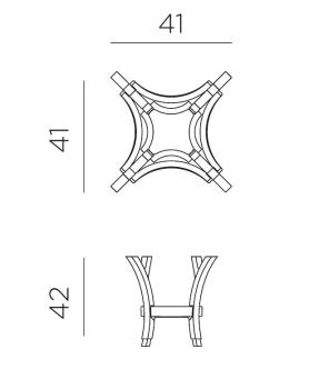 Комплект для увеличения высоты стола Nardi Kit Combo High
