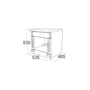 Тумба прикроватная FANT Ольга 20 МДФ