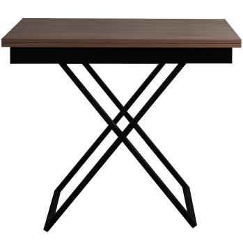 дуб шамони темный/черные опоры