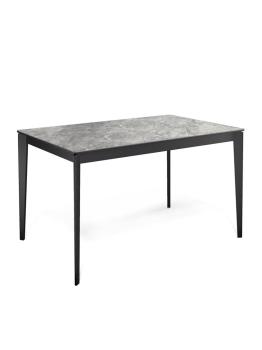 Черный/керамика мрамор серый глянец