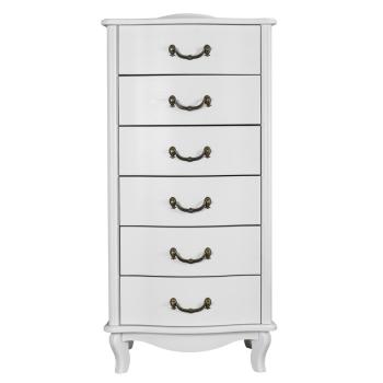 Комод Мебелик Джульетта узкий 6 ящ.
