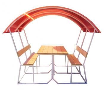 Каркас беседки Мебельторг Летняя + доски + крепеж