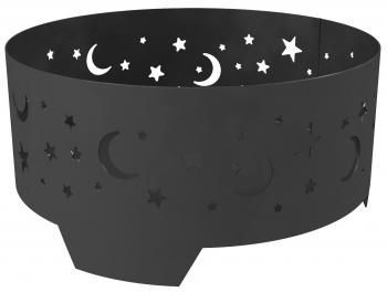 Костровая чаша Просто Огонь Ночное небо Гигант (черный цвет)