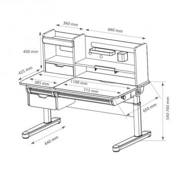 Парта FUN DESK Pensare
