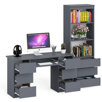 Стол компьютерный СВК Мори МС-2 + Стеллаж МСТ600.3