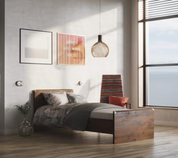 Кровать БРВ Мебель ИНДИАНА JLOZ 90