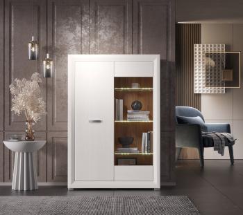 Шкаф БРВ Мебель MALTA B136-REG1W1D с подсветкой