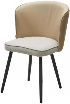 ROVENA IVORI ткань / ORAKUL 130 экокожа / Черный каркас