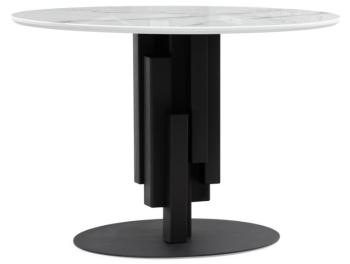 белый мрамор / черный