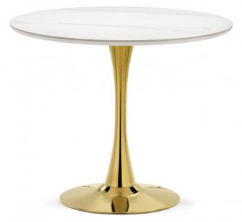 белый мрамор / золото