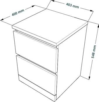 Комод Гуд Лакк Варма 2 40х54х40