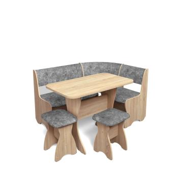 дуб сонома/велюр графит