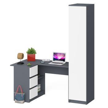 Графит/Белый