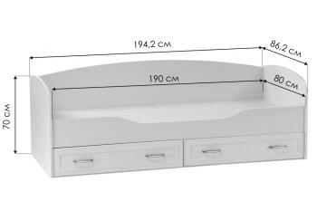 Односпальная кровать Woodville Колибри 80х190 см