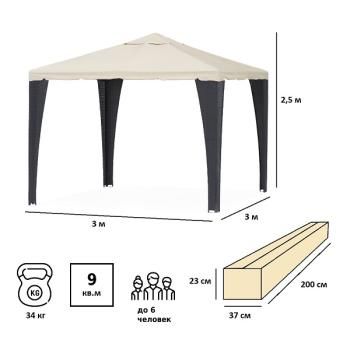 Тент садовый Green Glade 3176В полиэстер