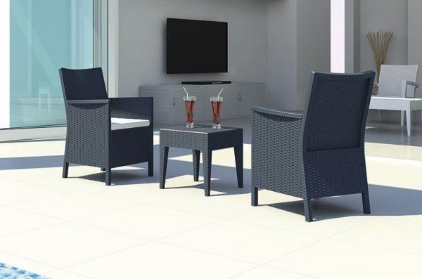 Столик плетенный для шезлонга ReeHouse GT 1009 стеклопластик