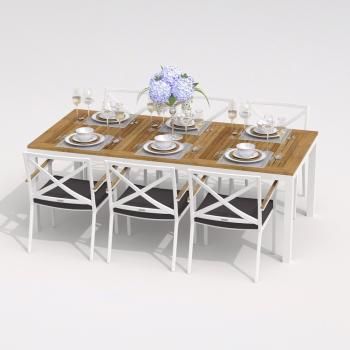 Каркас белый / стол тик 220 / ткань антрацит