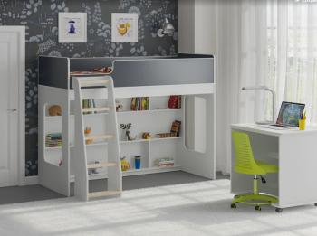 Белый/графит