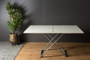 Стол трансформер Levmar Compact D36/S59 Дуб анкор светлый/Серебро