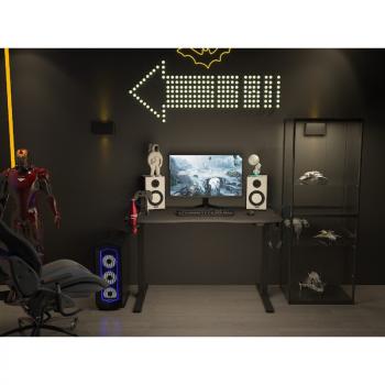 Стол для компьютера (для геймеров) с электроприводом и RGB-подсветкой FoxGear FG-IE-47B