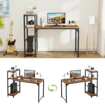 Стол письменный со стеллажом EUREKA ZX-SH140A-RW