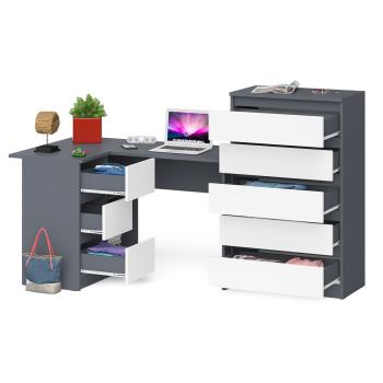 Стол компьютерный СВК Мори МС-16 левый + Комод МК700.5