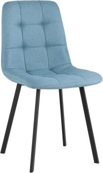 Рогожка голубой