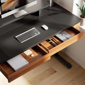 Стол для компьютера c электрической регулировкой по высоте и 2 ящиками EUREKA ERK-ED-I55-WN