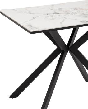 Стол обеденный STOOL GROUP Мармер мини нераскладной 90х60х75 столешница МДФ/керамика
