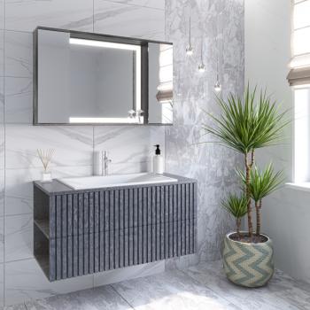 Зеркало-шкаф LED Stella Polar Дэрри 100