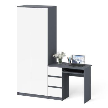 Графит/Белый