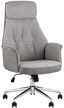 Экокожа/ткань светло-серый