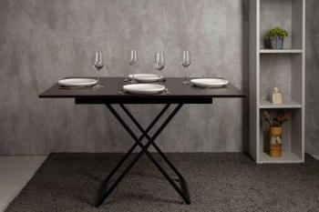 Стол-трансформер Левмар Apollo D23/S53 венге/черные опоры