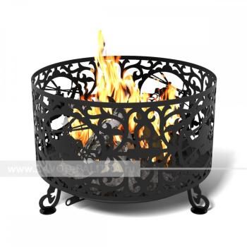 Костровая чаша Завод Палитра Вертолёт Крокодил, ST3, 3мм