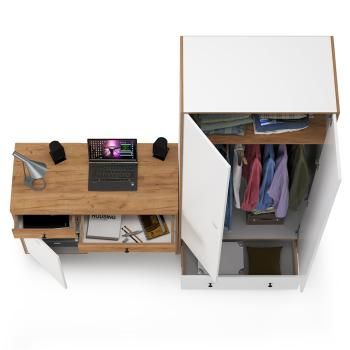 Набор мебели для школьника Mobi Вуди Компоновка № 21 12.42 + 13.138