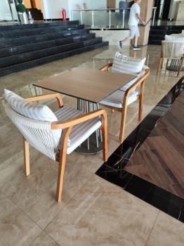 Кресло деревянное с подушками ReeHouse Pablito