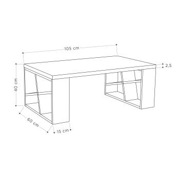 Стол журнальный LEVE HONEY COFFEE TABLE