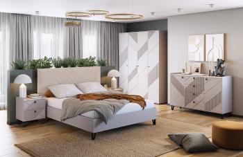 Комод с полками и ящиками MLK Кашемир