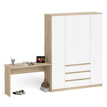 Дуб сонома/белый