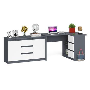 Графит/Белый